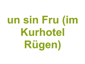 Restaurant Bi'n Fischer un sin Fru (im Kurhotel Rügen) Logo