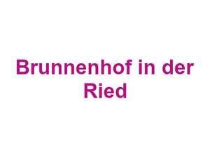 Brunnenhof in der Ried Logo