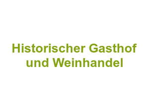 Zur golden Kron Historischer Gasthof und Weinhandel Logo