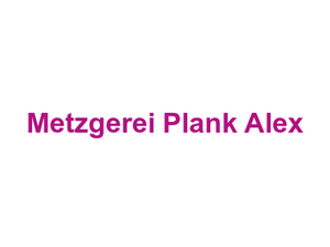 Metzgerei Plank Alex Logo