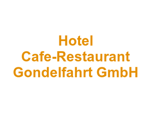 Hotel Cafe-Restaurant Gondelfahrt GmbH Logo