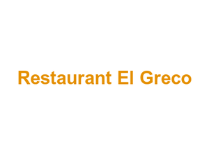 Restaurant El Greco Logo