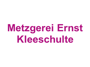 Metzgerei Ernst Kleeschulte Logo