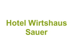 Hotel Wirtshaus Sauer Logo