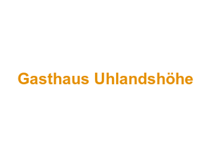 Gasthaus Uhlandshöhe Logo