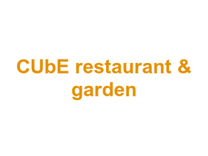 CUbE restaurant & garden Logo