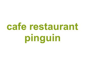 cafe restaurant pinguin Logo