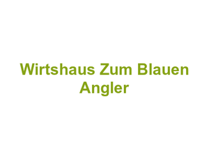 Wirtshaus Zum Blauen Angler Logo