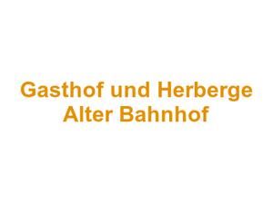 Gasthof und Herberge Alter Bahnhof Logo