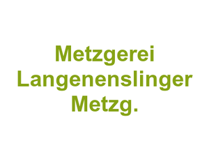 Metzgerei Langenenslinger Metzg. Logo