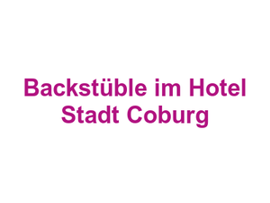 Backstüble im Hotel Stadt Coburg Logo