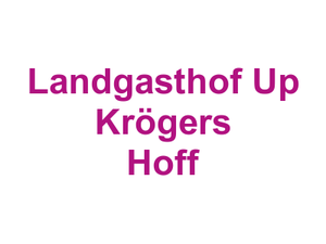 Landgasthof Up Krögers Hoff Logo