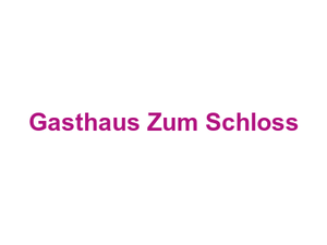 Gasthaus Zum Schloss Logo