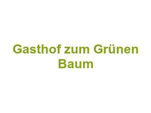 Gasthof zum Grünen Baum Logo