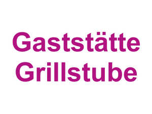 Gaststätte Grillstube Logo