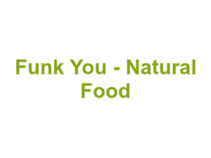 Funk You - Natural Food Logo