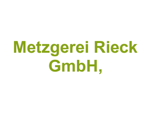 Metzgerei Rieck GmbH, Logo