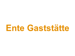 Ente Gaststätte Logo