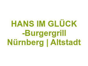 HANS IM GLÜCK -Burgergrill Nürnberg | Altstadt Logo