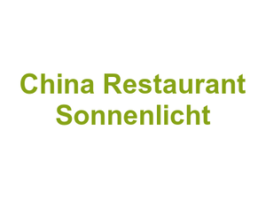 China Restaurant Sonnenlicht Logo