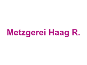 Metzgerei Haag R. Logo