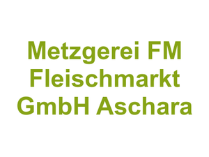 Metzgerei FM Fleischmarkt GmbH Aschara Logo