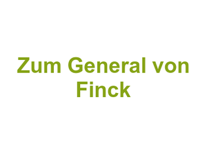 Zum General von Finck Logo