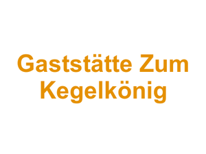 Gaststätte Zum Kegelkönig Logo