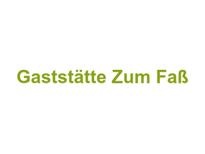 Gaststätte "Zum Faß" Logo