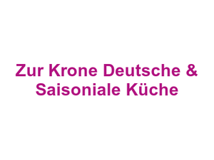 Zur Krone Deutsche & Saisoniale Küche Logo