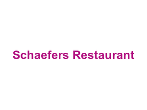 Schaefers Restaurant Logo
