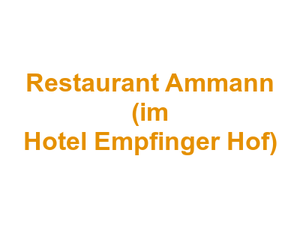 Restaurant Ammann (im Hotel Empfinger Hof) Logo