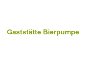 Gaststätte Bierpumpe Logo