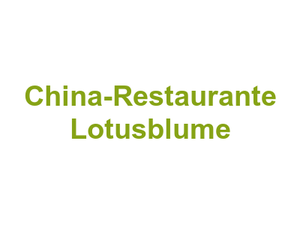 China-Restaurante Lotusblume Logo