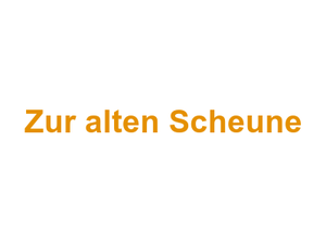 Zur alten Scheune Logo