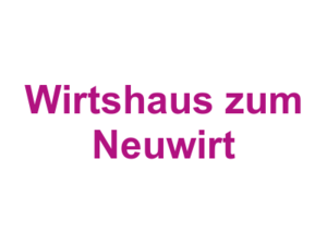 Wirtshaus zum Neuwirt Logo