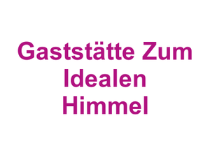 Gaststätte Zum Idealen Himmel Logo