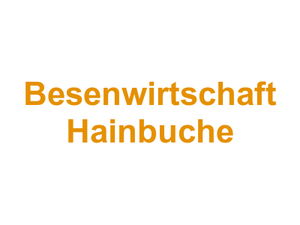 Besenwirtschaft Hainbuche Logo