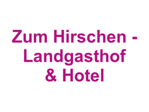 Zum Hirschen - Landgasthof & Hotel Logo