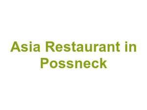 Asia Restaurant in Possneck Logo