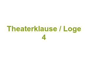 Theaterklause / Loge 4 Logo