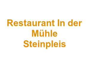 Restaurant In der Mühle Steinpleis Logo