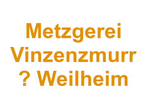 Metzgerei Vinzenzmurr  – Weilheim Logo