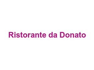Ristorante da Donato Logo