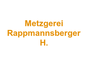 Metzgerei Rappmannsberger H. Logo