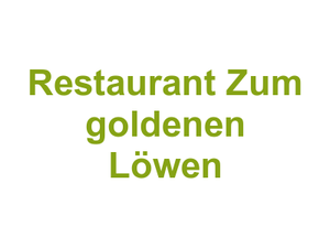 Restaurant Zum goldenen Löwen Logo