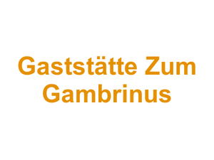 Gaststätte Zum Gambrinus Logo