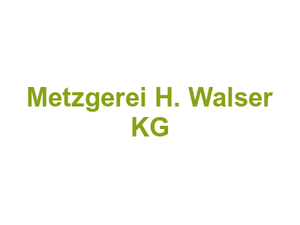 Metzgerei H. Walser KG Logo