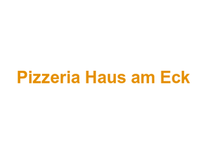 Pizzeria Haus am Eck Logo