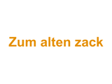 Zum alten zack Logo